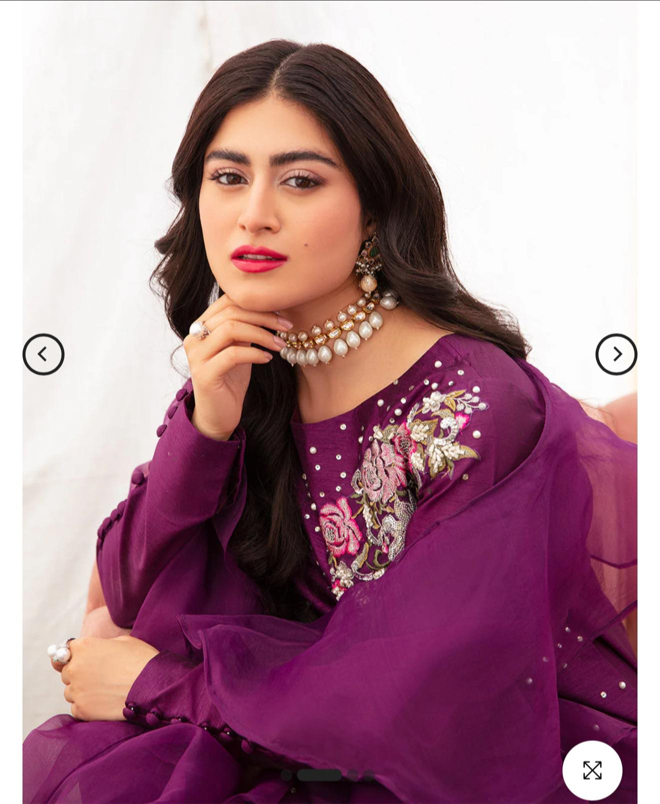 Vanya Embellished Raw Silk Shirt (Leftover)