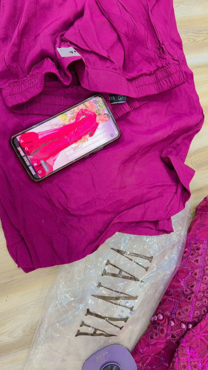 Vanya - Berry Pink Trouser Only (Leftover)