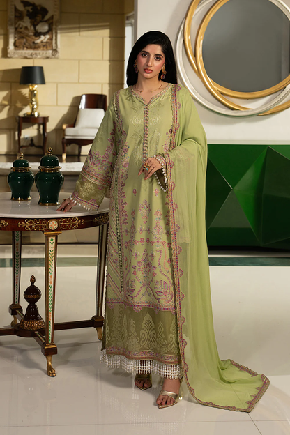 2 Piece Pista Green Pret (Leftover) - Maryam & Maria