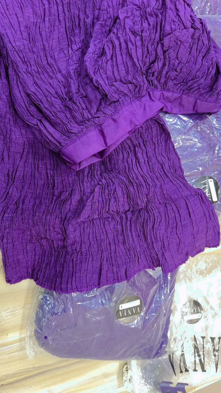 Vanya - Violet Crushed Sharara (Leftover)